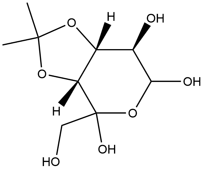 L-arabino-Hexopyranose, 5-C-hydroxy-3,4-O-(1-methylethylidene)-, (5ξ)-