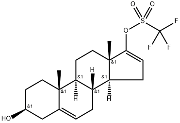 Abiraterone Related CoMpound 2 (Prasterone Triflate), 124643-35-2, 结构式