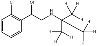 [2H9]-Tulobuterol, racemic mixture Structure