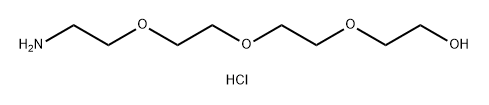 Ethanol, 2-[2-[2-(2-aminoethoxy)ethoxy]ethoxy]-, hydrochloride (1:1) Structure