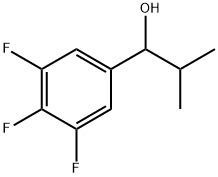 2-methyl-1-(3,4,5-trifluorophenyl)propan-1-ol Struktur