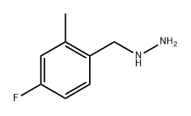 (4-fluoro-2-methylphenyl)methyl]hydrazine Struktur