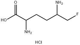 2,5-Diamino-6-fluorohexanoic Acid Dihydrochloride Struktur