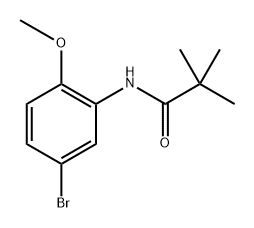 N-(5-bromo-2-methoxyphenyl)pivalamide Structure