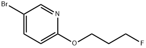 5-bromo-2-fluoro-3-propoxypyridine Struktur