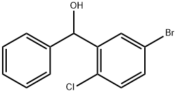 (5-bromo-2-chlorophenyl)(phenyl)methanol Struktur