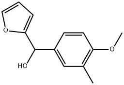 furan-2-yl(4-methoxy-3-methylphenyl)methanol Structure