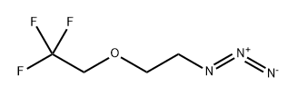 1,1,1-三氟乙基-一聚乙二醇-叠氮, 1250484-34-4, 结构式