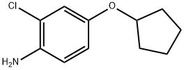1250499-25-2 2-Chloro-4-(cyclopentyloxy)benzenamine