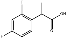 BENZENEACETIC ACID, 2,4-DIFLUORO-Α-METHYL, 1250572-63-4, 结构式