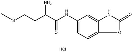 -amino-4-(methylsulfanyl)-N-(2-oxo-2,3-dihydro-1,3-benzoxazol-5-yl)butanamide hydrochloride Structure