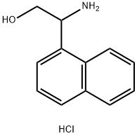 2-氨基-2-(萘-1-基)乙醇盐酸盐 结构式