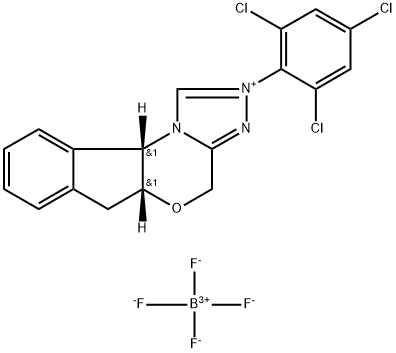 (5aR,10bS)-5a,10b-dihydro-2-(2,4,6-trichlorophenyl)-4H,6H-Indeno[2,1b][1,2,4]triazolo[4,3-d][1,4]oxazinium  tetrafluoroborate