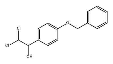 1-(4-(Bnzyloxy)phnyl)-2,2-dichlorothanol 结构式