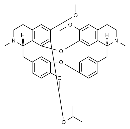 7-O-isopropyl fangchinoline Structure