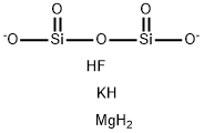 Magnesate,tetrafluoro-tetrakis(pentaoxodisilicato)pentadipotassium Struktur