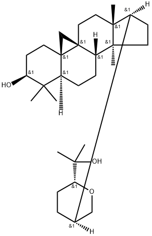 21,24-环氧基环安坦-3,25-二醇 结构式
