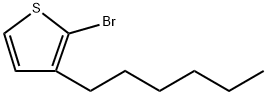 ポリ(3-ヘキシルチオフェン-2,5-ジイル) (レジオレギュラー) 化学構造式