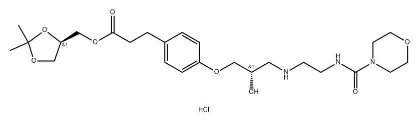盐酸兰地洛尔异构体Ⅲ 结构式
