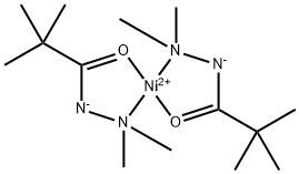 Nickel, bis[(2,2-dimethylpropanoic acid-κO) 2,2-dimethylhydrazidato-κN2]-, (SP-4-1)-