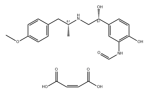 Arformoterol Maleate 化学構造式