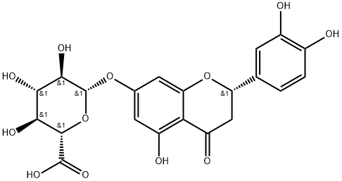 Eriodictyol 7-O-glucuronide Struktur