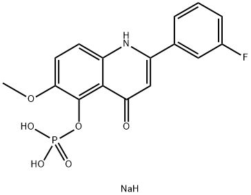 化合物FOSLINANIB SODIUM, 1256037-62-3, 结构式