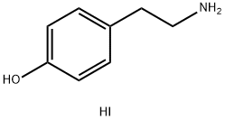 Phenol, 4-(2-aminoethyl)-, hydriodide (1:1) Structure