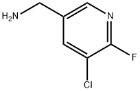 (5-chloro-6-fluoropyridin-3-yl)methanamine Struktur