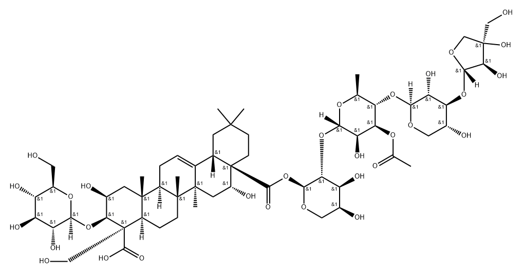 3''-O-acetyl-platyconic acid A Structure