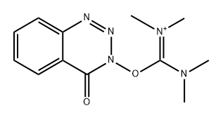 HNTU2-(内-5-降冰片烯-2,3-二羧酰亚胺)-1,1,3,3-四甲基脲六氟磷酸盐 结构式