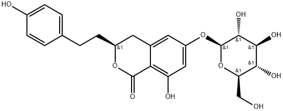 Demethylagrimonolide 6-O-glucoside Struktur