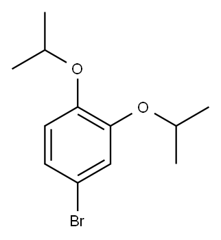 4-Bromo-1,2-bis(1-methylethoxy)benzene Struktur