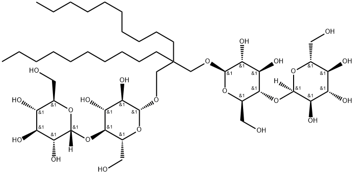 Lauryl maltose neopentyl glycol Struktur