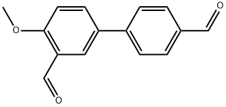 4-methoxy-[1,1'-biphenyl]-3,4'-dicarbaldehyde Structure