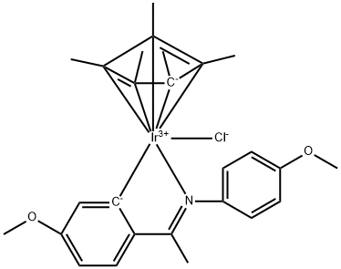 1258964-48-5 氯(五甲基环戊二烯基){5-甲氧基-2-{1-[(4-甲氧基苯基)亚氨基-KN]乙基}苯基-KC}合铱(III)