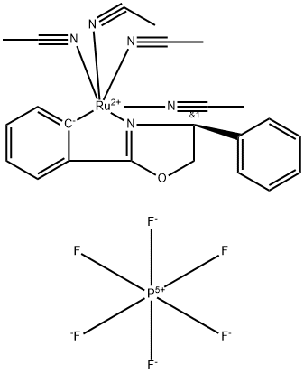 Ru(II)-(S)-Pheox触媒 化学構造式