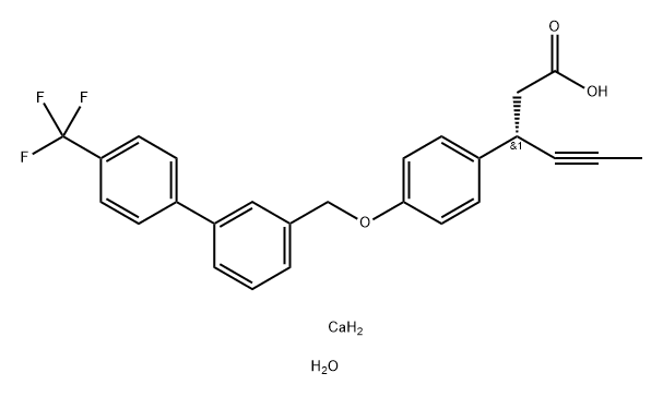 AMG 837 (calciuM hydrate) Struktur