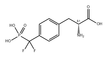 D-Phenylalanine, 4-(difluorophosphonomethyl)- Structure