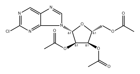 2-Amino-9-[(2,3,5-tri-O-benzoyl-β-D-ribofuranosyl)]-9H-purine Structure