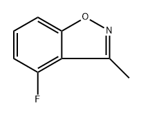 4-fluoro-3-methyl-1,2-benzoxazole 结构式