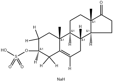Dehydroepiandrosterone-[D6] sulfate sodium salt,1261254-41-4,结构式
