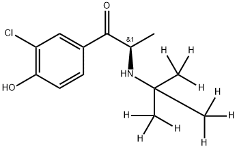 2H9]-4-羟基安非他酮,1261392-50-0,结构式