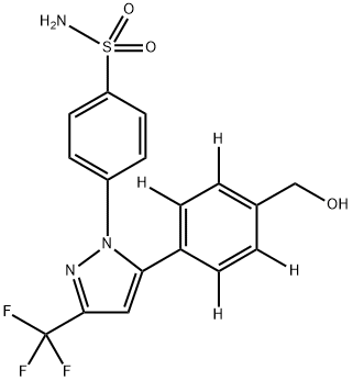 Hydroxymethylcelecoxib Structure