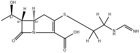 亚胺培南-D4, 1261396-26-2, 结构式
