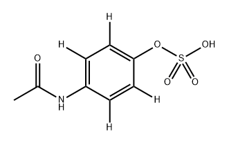 [2H4]-氨基苯磺酸盐, 1261397-46-9, 结构式