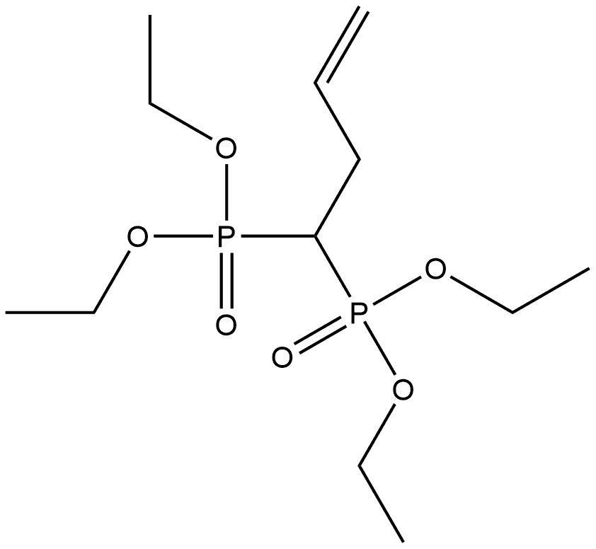 tetraethyl but-3-enylidene-1,1-bisphosphonate Structure