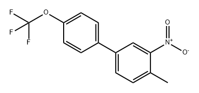 4-甲基-3-硝基-4'-(三氟甲氧基)-1,1'-联苯 结构式