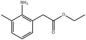 2-(2-氨基-3-甲基苯基)乙酸乙酯, 1261751-05-6, 结构式
