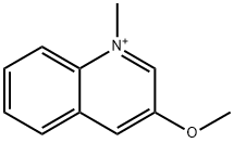 3-methoxy-1-methylquinolin-1-ium Struktur